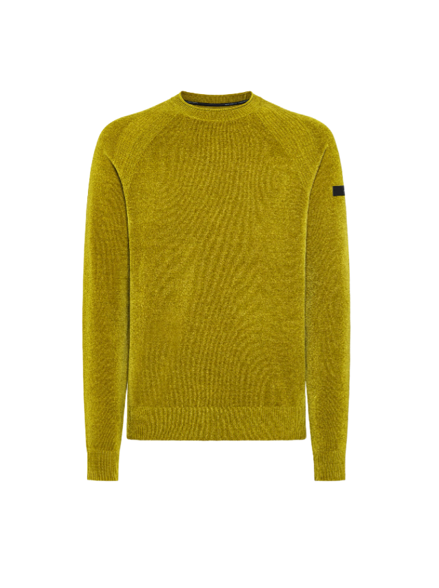 Velvet Round Knit W25132 90 Acid Yellow