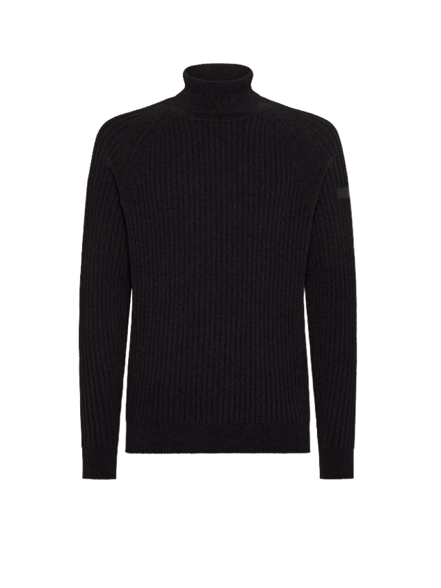 Velvet Rave Turtleneck Knit W25138 10 Black