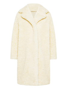 Lamb Coat Wom Jkt W25570 32 Cream Donna