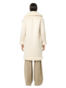 Lamb Coat Wom Jkt W25570 32 Cream Donna