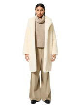 Carica l&#39;immagine nel visualizzatore di Gallery, Lamb Coat Wom Jkt W25570 32 Cream Donna
