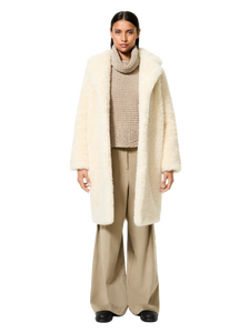 Lamb Coat Wom Jkt W25570 32 Cream Donna