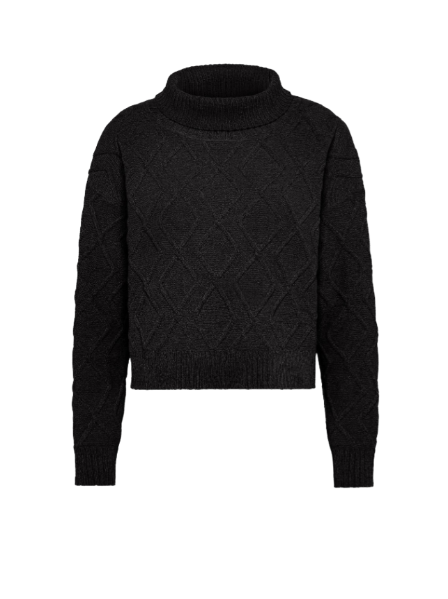 Velvet Fish Volcano Wom Knit W25636 11 Lead Donna