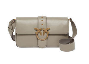 Borsa morbida a spalla Love Bag grande in pelle Pinko