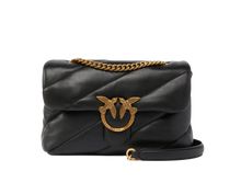 Carica l&#39;immagine nel visualizzatore di Gallery, Classic Love Bag Puff Maxi Quilt Nera Pinko
