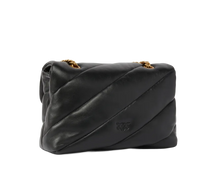 Carica l&#39;immagine nel visualizzatore di Gallery, Classic Love Bag Puff Maxi Quilt Nera Pinko
