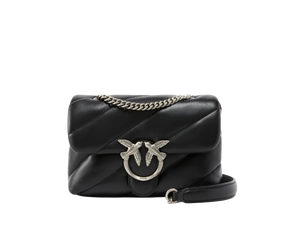 Mini Love Bag Puff Maxi Quilt Nero Pinko