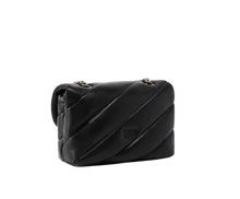 Carica l&#39;immagine nel visualizzatore di Gallery, Mini Love Bag Puff Maxi Quilt Nero Pinko

