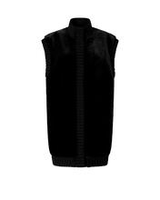 Carica l&#39;immagine nel visualizzatore di Gallery, GENOVESE GILET NERO PINKO
