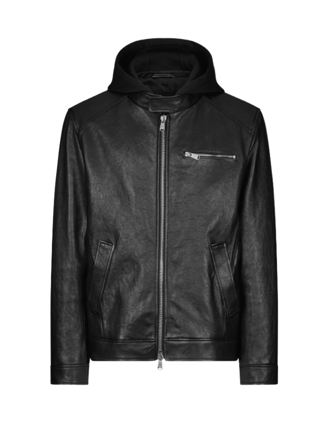 Biker slim in nappa Don Dup