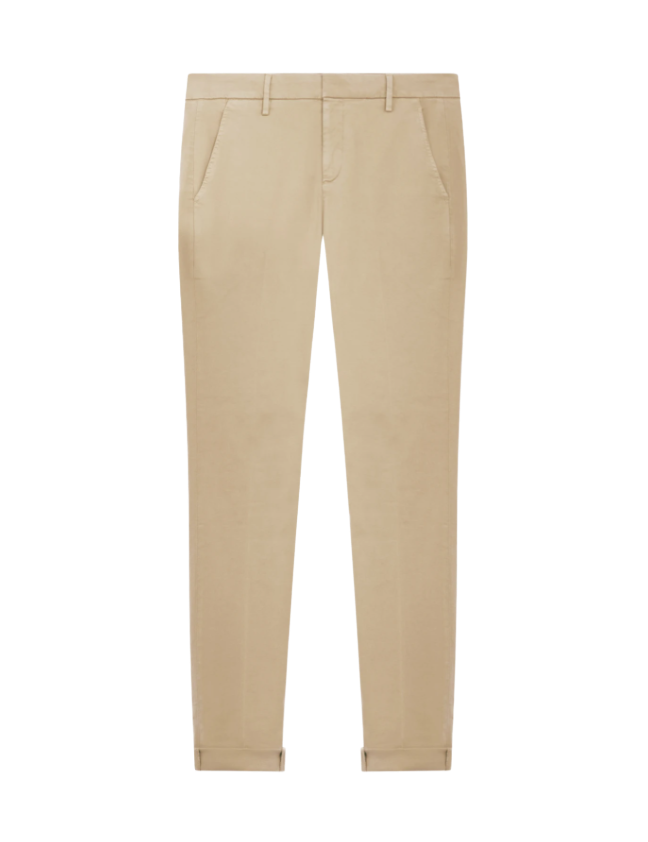 Pantaloni Gaubert slim in gabardina mano calda Don Dup