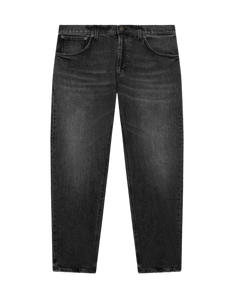 Jeans Brighton carrot in denim stretch cotone e lyocell Don Dup