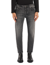 Carica l&#39;immagine nel visualizzatore di Gallery, Jeans Brighton carrot in denim stretch cotone e lyocell Don Dup
