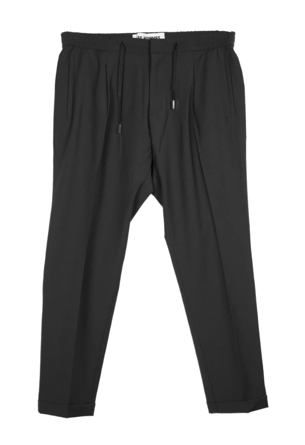 Pantaloni in lana elasticizzata Les Hommes