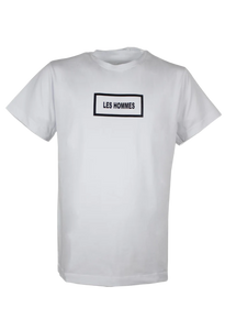 T-shirt Bianca in jersey di cotone Les Hommes