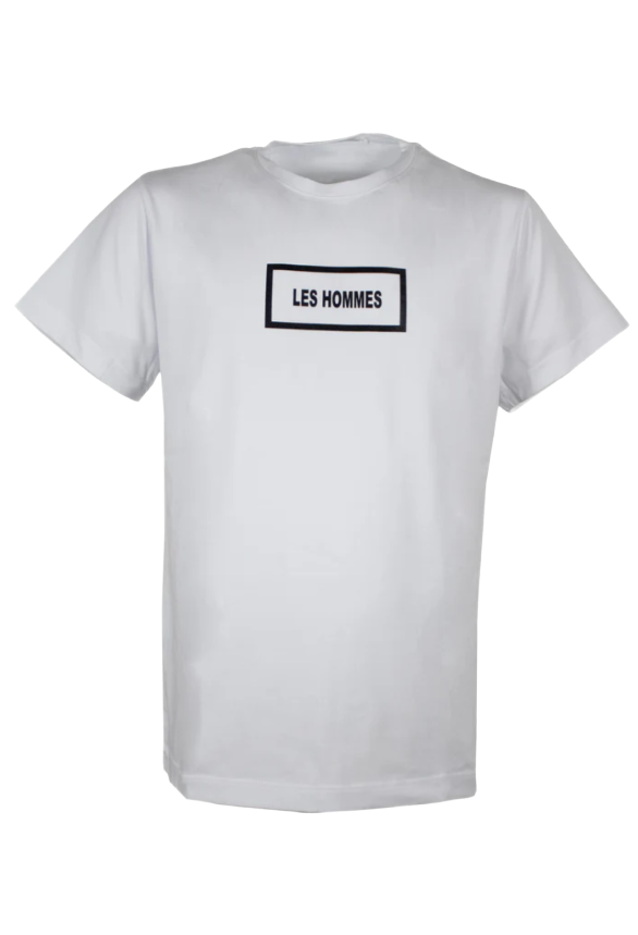 T-shirt Bianca in jersey di cotone Les Hommes