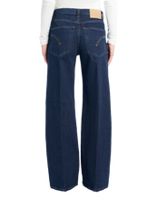 Carica l'immagine nel visualizzatore di Gallery, Jeans Jacklyn wide leg in denim stretch Don Dup
