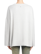 Carica l'immagine nel visualizzatore di Gallery, Felpa girocollo over in viscosa Grigia Don Dup
