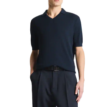 Carica l'immagine nel visualizzatore di Gallery, Polo in Maglia di Cotone Blu Uomo NMMC1522220ZAJU807 Fay
