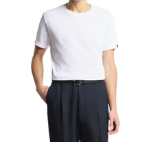 Carica l'immagine nel visualizzatore di Gallery, T-shirt Bianca Regular Fit in Jersey di Cotone Uomo NPMB3521330UCXB001 Fay
