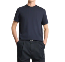 Carica l'immagine nel visualizzatore di Gallery, T-shirt Blue Regular Fit in Jersey di Cotone NPMB3521330UCXU806 Fay
