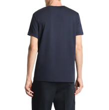 Carica l'immagine nel visualizzatore di Gallery, T-shirt Blue Regular Fit in Jersey di Cotone NPMB3521330UCXU806 Fay
