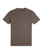 Carica l'immagine nel visualizzatore di Gallery, T-shirt Marrone Comfort Fit in Piquet di Cotone NPMB352136TZEFS602 Fay
