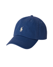 Carica l'immagine nel visualizzatore di Gallery, Cappellino in chino in cotone Azzurro polvere/Panna

