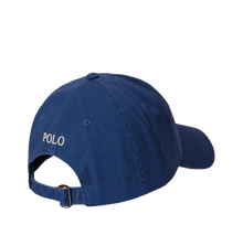 Carica l'immagine nel visualizzatore di Gallery, Cappellino in chino in cotone Azzurro polvere/Panna
