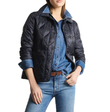 Carica l'immagine nel visualizzatore di Gallery, 3 Ganci Blu in Tessuto Tecnico Con Trapunta Onion Donna NAW22524120ZEPU809 Fay
