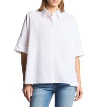 Carica l'immagine nel visualizzatore di Gallery, Camicia Bianca Comfort Fit in Popeline Stretch NCWA552552SZGRB001 Fay
