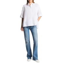 Carica l'immagine nel visualizzatore di Gallery, Camicia Bianca Comfort Fit in Popeline Stretch NCWA552552SZGRB001 Fay
