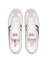 Carica l'immagine nel visualizzatore di Gallery, Racer 77 in Nylon Bianca e Rossa/Blu Pro-keds Uomo
