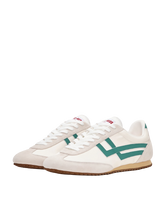 Carica l'immagine nel visualizzatore di Gallery, Racer 77 in Nylon Crema e Verde Pro-keds Donna
