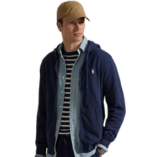 Carica l'immagine nel visualizzatore di Gallery, Felpa con cappuccio Blu in cotone loopback Polo Ralph Lauren Uomo
