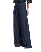 Carica l'immagine nel visualizzatore di Gallery, Jeans Maggie wide leg in denim fisso lyocell Don Dup Donna
