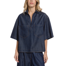 Carica l'immagine nel visualizzatore di Gallery, Camicia regular in denim fisso lyocell Don Dup Donna
