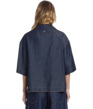 Carica l'immagine nel visualizzatore di Gallery, Camicia regular in denim fisso lyocell Don Dup Donna
