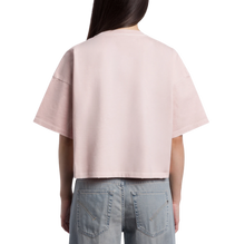 Carica l'immagine nel visualizzatore di Gallery, T-shirt girocollo cropped in jersone trattato Don Dup Donna
