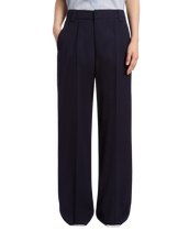Carica l'immagine nel visualizzatore di Gallery, Pantaloni Abby wide leg in gabardina di viscosa Don Dup Donna
