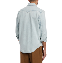 Carica l'immagine nel visualizzatore di Gallery, Camicia texana regular in denim fisso Don Dup Uomo
