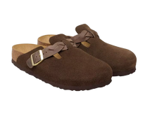 Carica l'immagine nel visualizzatore di Gallery, Birkenstock Boston Braided carafe Pelle scamosciata Donna
