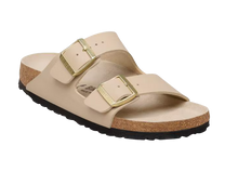 Carica l'immagine nel visualizzatore di Gallery, Birkenstock Arizona Triples Sandcastle/Oyster Birko-Flor Donna
