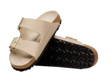 Carica l'immagine nel visualizzatore di Gallery, Birkenstock Arizona Triples Sandcastle/Oyster Birko-Flor Donna
