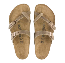 Carica l'immagine nel visualizzatore di Gallery, Birkenstock Mayari Tabacco Brown Pelle oliata Donna
