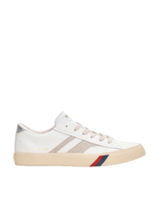 Carica l'immagine nel visualizzatore di Gallery, Royal Classic in Pelle Bianca e Argento Pro-keds Donna
