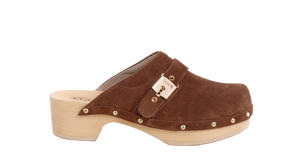 Zoccoli Marroni Pescura Clog 50  Scholl