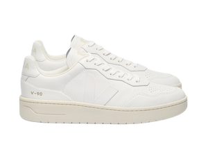 V-90 LEATHER WHITE VEJA