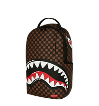 Carica l'immagine nel visualizzatore di Gallery, SHARKS IN PARIS WTF BUBBLE BROWN CHECK BACKPACK SPRAYGROUND
