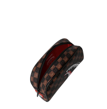 Carica l'immagine nel visualizzatore di Gallery, SHARKS IN PARIS WTF BUBBLE BROWN CHECK POUCH SPRAYGROUND
